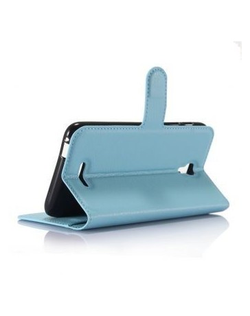 PopSKy Monedero Caso Con Cover Para Alcatel One Touch Pixi 4 5.5 Inch(Azul) - Envío Gratuito