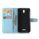 PopSKy Monedero Caso Con Cover Para Alcatel One Touch Pixi 4 5.5 Inch(Azul) - Envío Gratuito