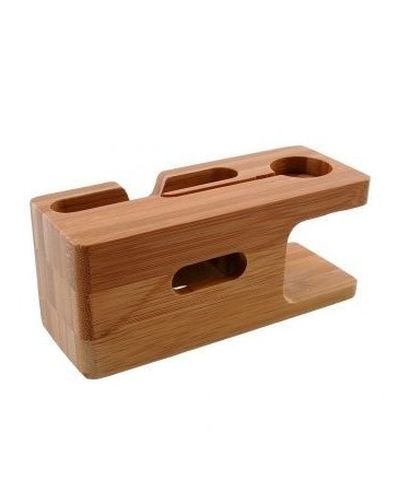 Generico Bambú De Carga Sostenedor Del Soporte De La Estación Del Muelle Del Cargador - Envío Gratuito