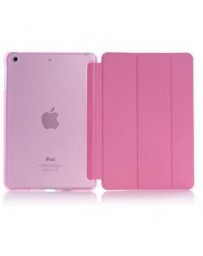 Funda Smartcover Full de Poliuretano GoGo Electronics para iPad Mini 4 Retina con Mica y Stylus-Rosa - Envío Gratuito