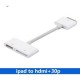 Qi Manzana IPAD A HDMI + 30P Ipad cable adaptador HDMI a HDMI Ipad - Envío Gratuito