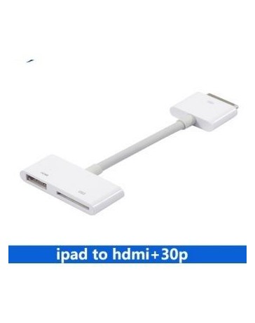 Qi Manzana IPAD A HDMI + 30P Ipad cable adaptador HDMI a HDMI Ipad - Envío Gratuito