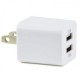 Doble Puerto USB 2.1A 10W AC viaje cargador de pared para el iphone ipad Blanca - Envío Gratuito