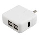 4 Ports USB AC Power Charger Adapter With US Plug for Apple Ipad White - Envío Gratuito