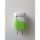 Cargador de Pared 1 Puerto Verde - Envío Gratuito