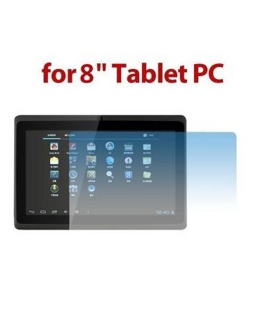 8 Android Tablet PC HD Limpiar Limpio Anti-huella Digital De La Cubierta Del Protector De Pantalla - Envío Gratuito