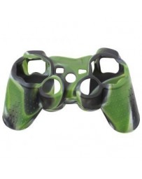 Carcasa Cubierta Del Silicona Para Sony Playstation PS3 Mandos Controlador, Negro Verde - Envío Gratuito