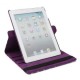 funda giratoria ipad punto de onda inferior púrpura punto blanco-purple and white - Envío Gratuito