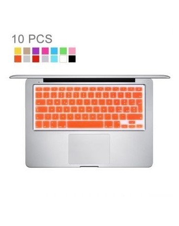 10 Pcs Colorized Apple Laptop Teclado De Silicona Protector Film Protector Para Macbook De 13,3 Pulgadas Y 15,4 Pulgadas - Envío