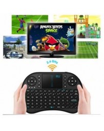 2.4G Mini teclado inalambrico Touchpad teclado de mano Computadora PC Android TV KP-810-21-Negro - Envío Gratuito