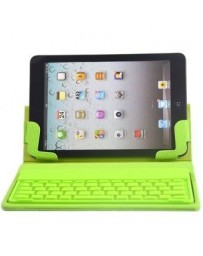 Funda Con Soporte Y Teclado Bluetooth Para IPad Mini-Verde. - Envío Gratuito