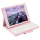 IPAD PRO 9.7 del cuero del teclado de Bluetooth de color rosa en relieve - Envío Gratuito