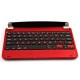 Teclado Bluetooth 3.0 Inalámbrico-Rojo. - Envío Gratuito