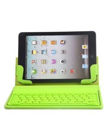 Funda con Soporte y Teclado Bluetooth para iPad Mini-Verde. - Envío Gratuito