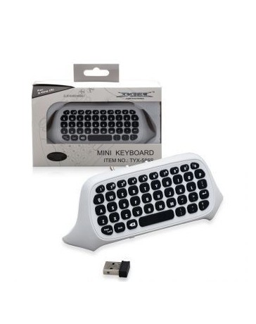 2.4G mini teclado inalámbrico Chatpad mensaje para XBOX ONE Slim controlador - Envío Gratuito