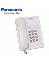 Teléfono Fijo Alámbrico Panasonic KX-TS550MEW -Blanco - Envío Gratuito