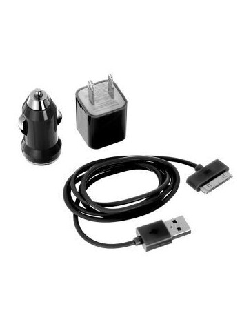 Kit para i phone Palmas de Reyna Cargador ,3 en 1 Negro - Envío Gratuito