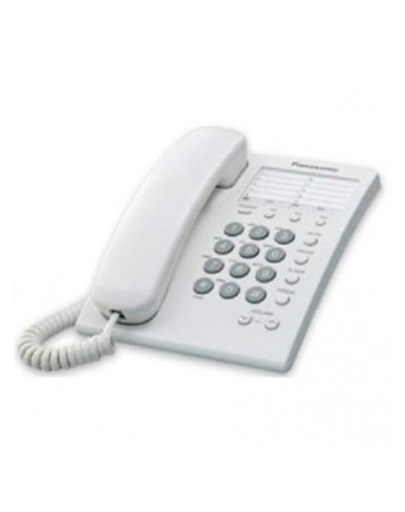 Nuevo Telefono Alambrico Blanco 13 Memoria PANASONIC KX-TS550MEW - Envío Gratuito