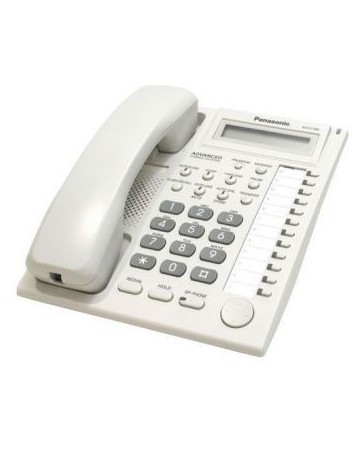 Telefono Panasonic KX-T7730 Hibrido con Pantalla de 1 Linea 12 Teclas DSS Y Altavoz Blanco +C+ - Envío Gratuito