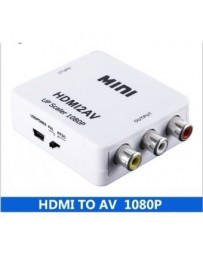 Le Qi MINI HDMI2AV HDMI a AV HD convertidor HDMI 1080p RCA - Envío Gratuito