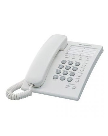 Telefono Analogo Panasonic KX-TS550MEW 10 Botones +C+ - Envío Gratuito