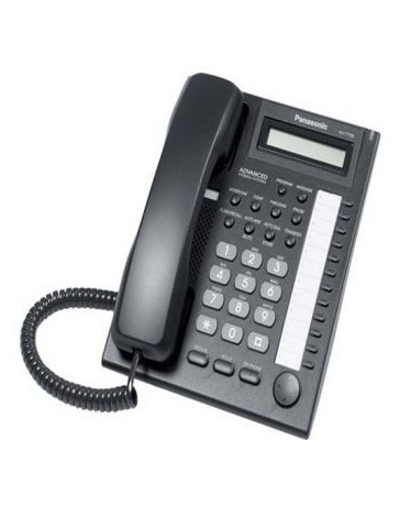 Telefono Panasonic KX-T7730 Hibrido con Pantalla de 1 Linea 12 Teclas DSS Y Altavoz Negro +C+ - Envío Gratuito