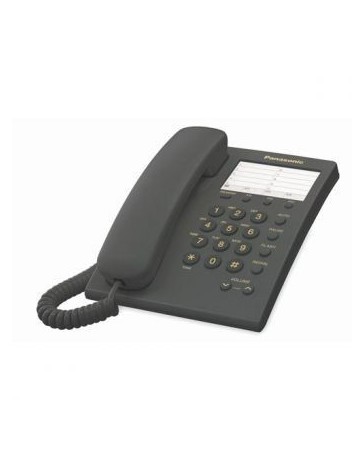 Telefono Panasonic KX-Ts550 Alambrico Basico Unilinea con 13 Memorias Negro +C+ - Envío Gratuito