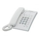 Telefono Panasonic KX-Ts550 Alambrico Basico Unilinea con 13 Memorias Blanco +C+ - Envío Gratuito