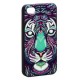 Funda Protectora Rigida Palmas de Reyna Green Tiger i phone 4-Multicolor - Envío Gratuito