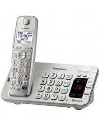 Reacondicionado Telefono Inalambrico Bluetooth Panasonic KX-TG270S Teclado en la Base-Gris Plata - Envío Gratuito