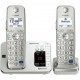 Teléfono inalámbrico Panasonic KX-TGE262S con 2 Extensiones, Bluetooth Enlaza hasta 2 Smartphones - Envío Gratuito