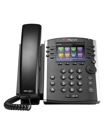 Telefono Polycom VVX Serie 400 Negocios POE - Negro - Envío Gratuito