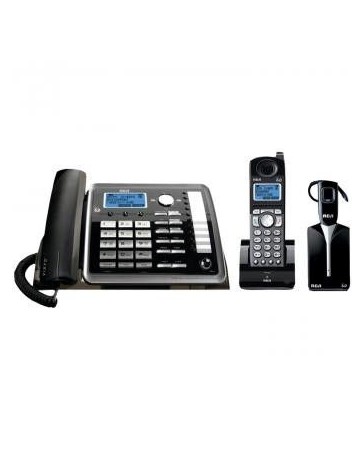 Rca 25270re3 Telefono Fijo Visys De 2 Lineas Con Cable  Inalambrico Con Sistema De Contestadora Y Auriculares - Envío Gratuito