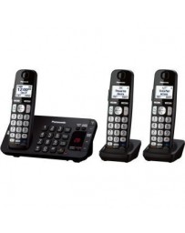 Nuevo Panasonic Kx-Tge243b Sistema Inalambrico Digital Dect 6.0 Con 3 Auriculares - Envío Gratuito