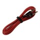 3,5 Mm A 3,5 Mm Macho A Macho Coche AUX Cable Alambre De Audio, Rojo - Envío Gratuito