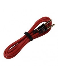 3,5 Mm A 3,5 Mm Macho A Macho Coche AUX Cable Alambre De Audio, Rojo - Envío Gratuito