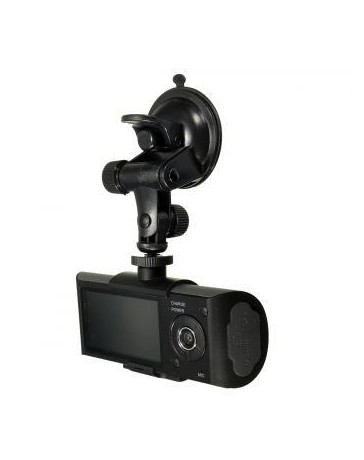 Coche HD 2.7″ LCD Dual Lens Cámara DVR Dash Cam Video Recorder + G-sensor GPS - Envío Gratuito