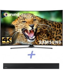 Smart TV Samsung Curva UN65KU650 de 65 LED 4K 3840 x 2160 de 120Hz + Barra de Sonido - Envío Gratuito