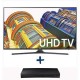 Smart TV Samsung UN65KU630DFXZA De 65 LED 4K UHD 120 Hz + Reproductor Blu-Ray - Envío Gratuito