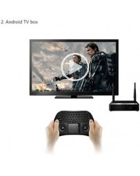 Mini inteligente 2.4Ghz Aire inteligente ratón + receptor USB Para Caja 5.1TV Android UENegro - Envío Gratuito