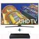 Smart TV Samsung UN65KU630DFXZA de 65 LED 4K UHD 120 Hz + Smart Blu-ray 3D - Envío Gratuito