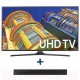 Smart TV Samsung UN65KU630DFXZA de 65 LED 4K UHD 120 Hz + Barra de Sonido - Envío Gratuito