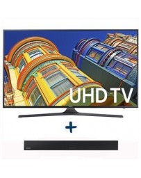 Smart TV Samsung UN65KU630DFXZA de 65 LED 4K UHD 120 Hz + Barra de Sonido - Envío Gratuito