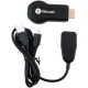 Receptor de TV Dongle Miracast 1080p WiFi Chromecast AirPlay - Negro - Envío Gratuito