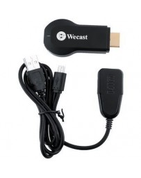 Receptor de TV Dongle Miracast 1080p WiFi Chromecast AirPlay - Negro - Envío Gratuito