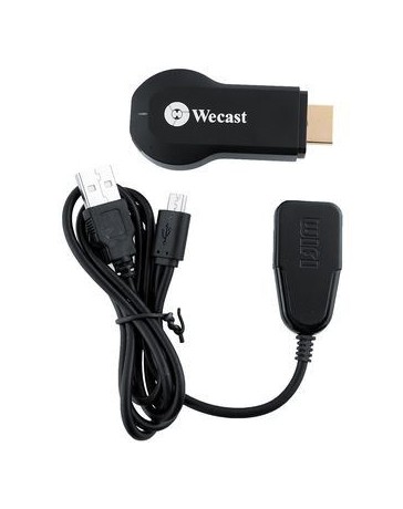 Receptor de TV Dongle Miracast 1080p WiFi Chromecast AirPlay - Negro - Envío Gratuito