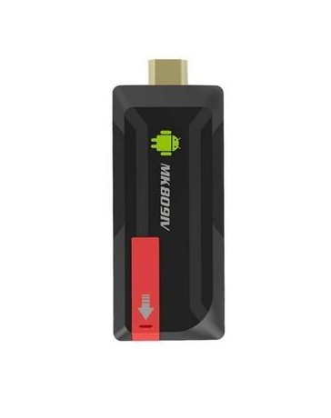 MK809IV Google TV Player c 2 GB de RAM, 8 GB ROM - Negro + Rojo (enchufe de la UE) - Envío Gratuito