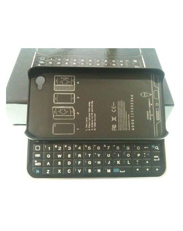 Funda CTECH Para iPhone 44s con teclado Bluetooth - Negro - Envío Gratuito