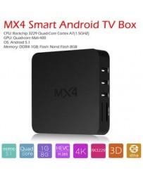 MX4 Android TV Box RK3229 Quad-core 1G 8G XBMC DLNA UHD 4K 3D H.265 WiFi HD Media - Envío Gratuito