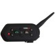 AGEAS E6 Motocicleta Auricular Bluetooth  Intercom 1200M Rango Hablar Duplex Completo Manos Libres - Envío Gratuito